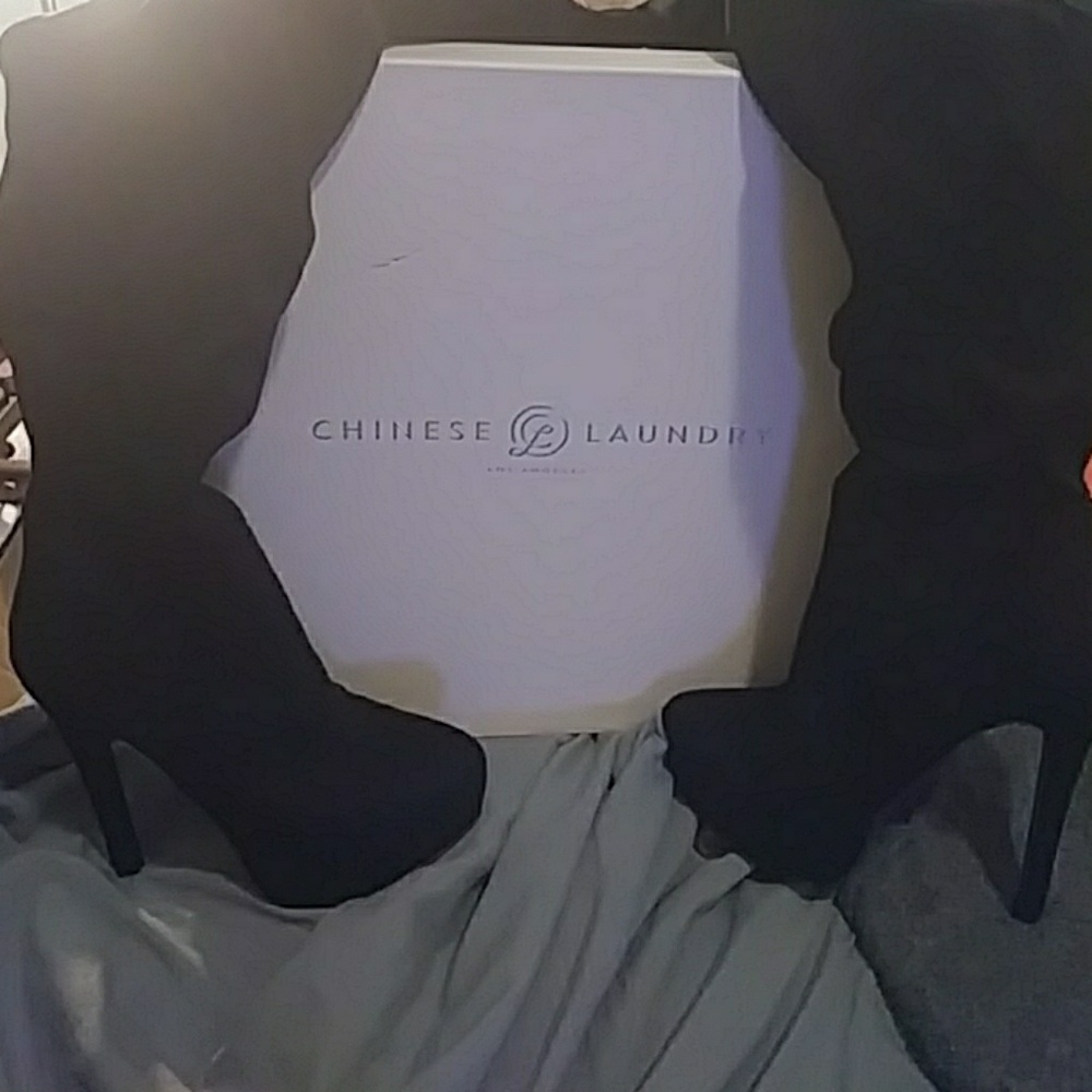 Above the knee stiletto boots